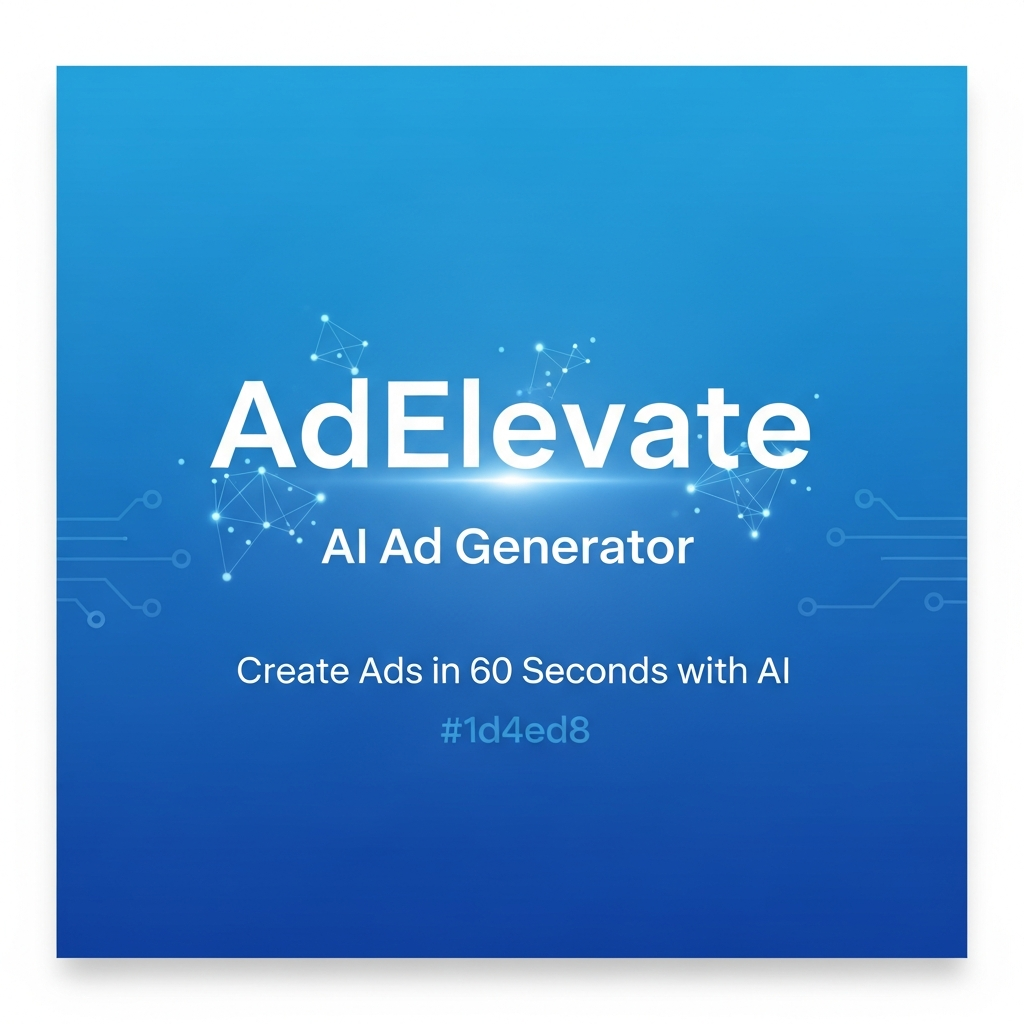 AdElevate | AI Ad Generator - Create Text, Image & Video Ads in Seconds